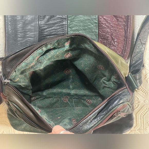 Multicolor Patchwork Crossbody Bag - Picture 10 of 14